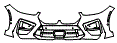 2025 BMW X6 X6 M Competition Bumper Kit - PPF