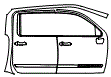 2025 Chevrolet Silverado HD Door and A-Pillar Kit - PPF