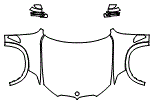 2024 BMW X5 sDrive40i Full Hood, Fender and Mirror Kit - PPF