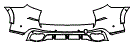 2026 BMW X5 SDRIVE40I M SPORT Rear Bumper Kit