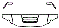 2025 Chevrolet Silverado HD 3500 High Country Hood, Fender and Mirror Kit - PPF