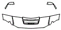 2024 Chevrolet Silverado Hd 2500  High Country  Hood, Fender and Mirror Kit