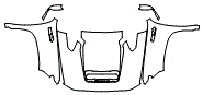 2024 Chevrolet Silverado HD 2500 Full Hood, Fender and Mirror Kit - PPF