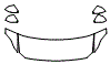 2025 Ford Mustang  EcoBoost Premium Hood, Fender and Mirror Kit - PPF