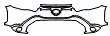 2025 Toyota Corolla Cross Hybrid SE Bumper Kit