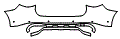 2026 MERCEDES BENZ GLC SUV 300 4MATIC BASE Rear Bumper Kit