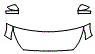 2024 Subaru Crosstrek (Canada)  Onyx Hood, Fender and Mirror Kit