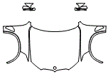2024 BMW X5 M Competition Full Hood, Fender and Mirror Kit - PPF