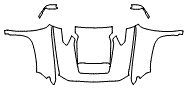 2025 Chevrolet Silverado HD  ZR2 Full Hood, Fender and Mirror Kit - PPF