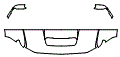 2025 Chevrolet Silverado HD 3500 WT Hood, Fender and Mirror Kit - PPF