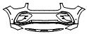 2024 Mercedes Benz GLE SUV 450 Bumper Kit - PPF