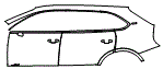 2023 Bentley Bentayga Door and Rear Fender Kit - PPF