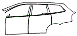 2025 Volvo EX90 Plus Door and Rear Fender Kit - PPF