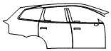 2025 Volvo EX90 Door and Rear Fender Kit - PPF