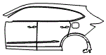 2023 Acura MDX Door and Rear Fender Kit - PPF