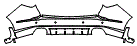2025 Acura MDX Rear Bumper Kit - PPF
