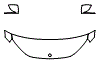 2025 Mercedes Benz EQE SUV 500 Hood, Fender and Mirror Kit - PPF