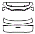 2024 Porsche Cayenne SUV Base Hatch Kit - PPF
