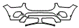 2024 Mercedes Benz GLE SUV 350 Base Bumper Kit - PPF