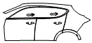 2024 Alfa Romeo Tonale Door and Rear Fender Kit - PPF