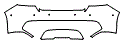 2026 MASERATI GRANCABRIO GRANCABRIO  Rear Bumper Kit