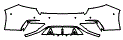 2024 Maserati GranCabrio Trofeo Rear Bumper Kit - PPF
