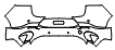 2024 Alfa Romeo Tonale PHEV Rear Bumper Kit - PPF