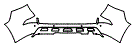 2023 Lexus GX Rear Bumper Kit - PPF