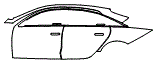 2023 Hyundai Ioniq 6 (US) SE Door and Rear Fender Kit - PPF