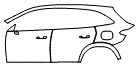 2023 Mercedes Benz GLC SUV Door and Rear Fender Kit - PPF