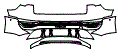 2024 Audi Q8 e-tron SUV Premium Plus Rear Bumper Kit - PPF
