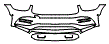 2023 Mercedes Benz GLC Coupe Bumper Kit - PPF