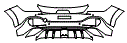 2023 Kia EV6 Rear Bumper Kit - PPF