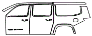 2023 Jeep Grand Wagoneer L Series III Door and Rear Fender Kit - PPF