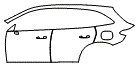 2025 Mercedes Benz GLC SUV Door and Rear Fender Kit - PPF