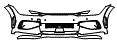 2023 Kia EV6 GT Bumper Kit - PPF