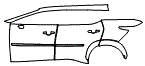 2023 Lexus RZ Door and Rear Fender Kit - PPF