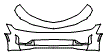 2023 Chevrolet Camaro  LT Bumper Kit - PPF