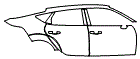 2025 Acura Integra Door and Rear Fender Kit - PPF