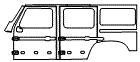 2024 Ineos Grenadier Door and Rear Fender Kit - PPF