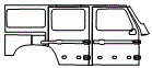 2024 Ineos Grenadier Station Wagon Grenadier Door and Rear Fender Kit - PPF