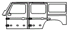 2024 Ineos Grenadier Door and Rear Fender Kit - PPF