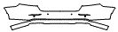 2023 Honda Accord Hybrid EX-L Rear Bumper Kit - PPF