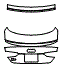 2021 Audi S5 Trunk Lid Kit - PPF