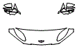 2023 Aston Martin DBS 770 Ultimate Hood and Mirror Kit - PPF