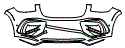 2025 Mercedes Benz GLS SUV 450 AMG Line Bumper Kit - PPF