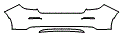 2023 Honda Civic Rear Bumper Kit - PPF