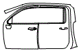 2023 Chevrolet Silverado HD Door and A-Pillar Kit - PPF