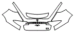 2024 Tesla Model X Trunk Lid and Rear Fender Kit - PPF