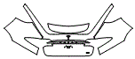 2023 Tesla Model X Trunk Lid and Rear Fender Kit - PPF